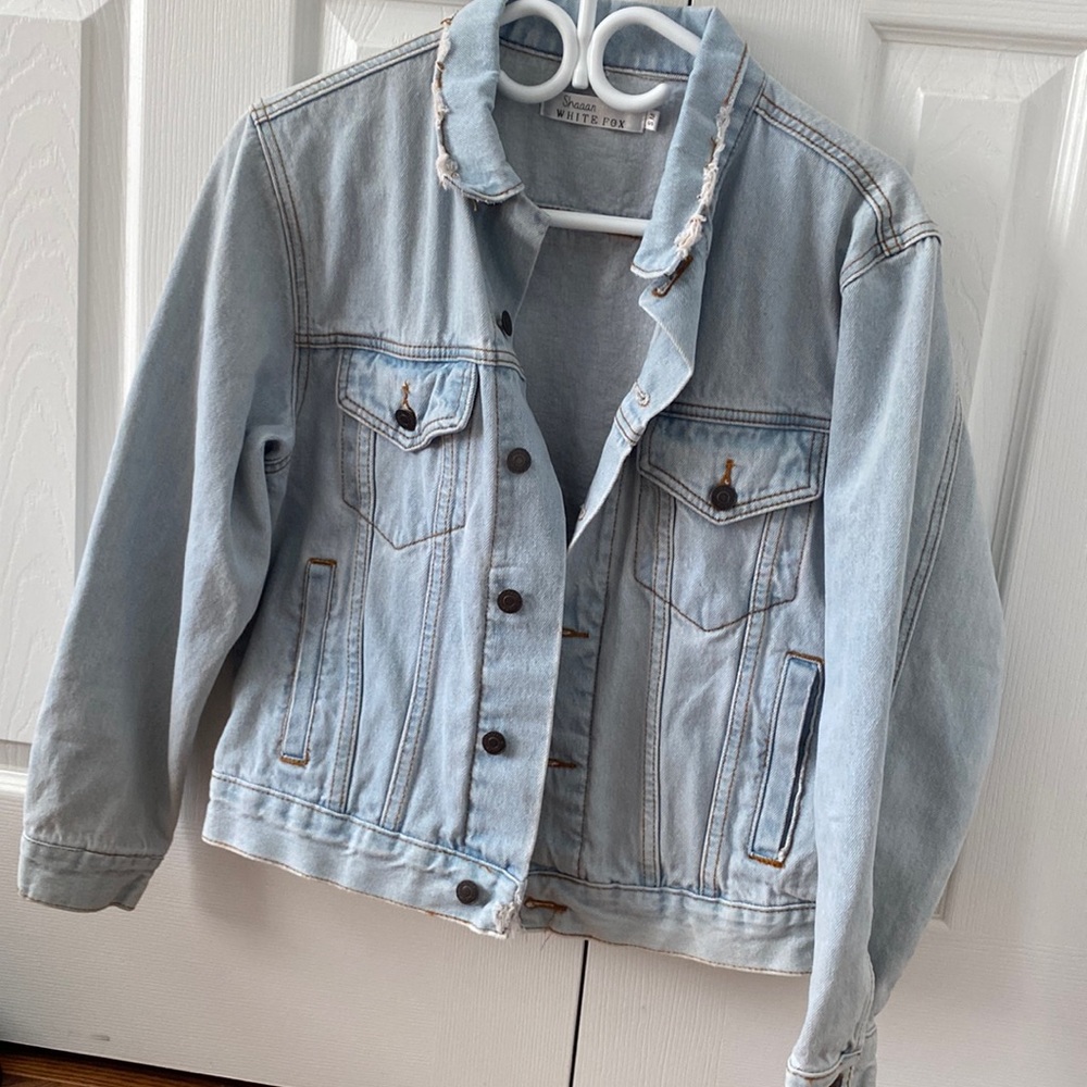 light wash jean jacket!